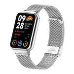 For Xiaomi Smart Band 9 Pro/8 Pro/Redmi Watch 5/4 xDfind Milanese Metal Buckle Watch Band(Silver)