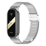 For Xiaomi Smart Band 10 / 9 / 8 NFC xDfind Milanese Metal Buckle Watch Band(Silver)