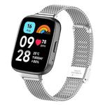 For Xiaomi Redmi Watch 3 Active / Lite xDfind Milanese Metal Buckle Watch Band(Silver)