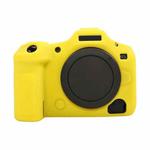 For Canon EOS R5 Mark II / R5II Glossy Soft Silicone Protective Case(Yellow)