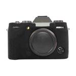 For FUJIFILM X-T50 Glossy Soft Silicone Protective Case(Black)