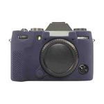 For FUJIFILM X-T50 Glossy Soft Silicone Protective Case(Blue)