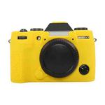 For FUJIFILM X-T50 Glossy Soft Silicone Protective Case(Yellow)