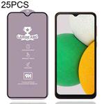 For Samsung Galaxy A04 Core 25pcs 9H 0.4mm High Aluminum Large Arc Tempered Glass Film
