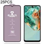 For Samsung Galaxy M05 25pcs 9H 0.4mm High Aluminum Large Arc Tempered Glass Film