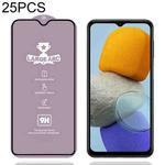 For Samsung Galaxy M23 25pcs 9H 0.4mm High Aluminum Large Arc Tempered Glass Film