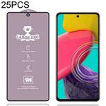 For Samsung Galaxy M53 25pcs 9H 0.4mm High Aluminum Large Arc Tempered Glass Film