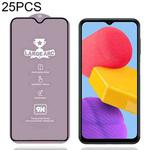 For Samsung Galaxy M13 5G 25pcs 9H 0.4mm High Aluminum Large Arc Tempered Glass Film