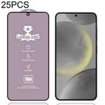 For Samsung Galaxy S24+ 5G 25pcs 9H 0.18mm High Aluminum Large Arc Tempered Glass Film, Support Fingerprint Unlocking