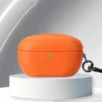 For Sony WF-1000XM5 Oily Leather Split Earphone Case(Hermes Orange)