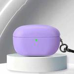 For Sony WF-1000XM5 Oily Leather Split Earphone Case(Lilac)