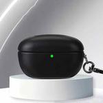 For Sony WF-1000XM5 Oily Leather Split Earphone Case(Black)