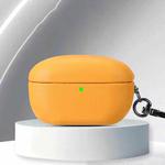 For Sony WF-1000XM5 Oily Leather Split Earphone Case(Lemon Yellow)