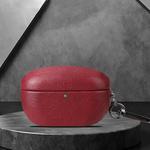 For Sony WF-1000XM5 Oily Leather Bluetooth Earphone Protective Case(Red)