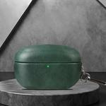 For Sony WF-1000XM5 Oily Leather Bluetooth Earphone Protective Case(Green)