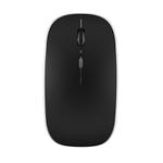 WIWU Wimic Lite WM101 2.4G Simple Office Home Rechargeable Mute Wireless Mouse(Black)