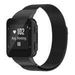 For Garmin Forerunner 35 / 30 xDfind Milanese Metal Watch Band(Black)