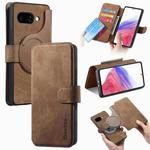 For Google Pixel 9a CaseNeo MagSafe RFID Anti-theft Retro Leather Phone Case(Brown)