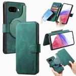 For Google Pixel 9a CaseNeo MagSafe RFID Anti-theft Retro Leather Phone Case(Green)