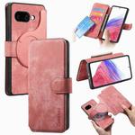 For Google Pixel 9a CaseNeo MagSafe RFID Anti-theft Retro Leather Phone Case(Pink)