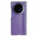 For vivo X Fold3 Integrated Spring Axis Skin Feel Phone Case(Purple)