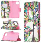 For OPPO Realme C11 Colored Drawing Pattern Horizontal Flip Leather Case with Holder & Card Slots & Wallet(Tree of Life)