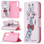 For OPPO Realme 6 Pro Colored Drawing Pattern Horizontal Flip Leather Case with Holder & Card Slots & Wallet(Deer)