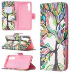 For OPPO Realme 6 Pro Colored Drawing Pattern Horizontal Flip Leather Case with Holder & Card Slots & Wallet(Tree of Life)