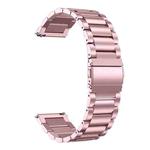 18mm xDfind Three Beads Stainless Steel Watch Band(Rose Pink)