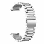 20mm xDfind Three Beads Stainless Steel Watch Band(Silver)