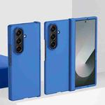For Samsung Galaxy Z Fold7 5G 3 in 1 Skin Feel PC Phone Case(Klein Blue)