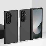 For Samsung Galaxy Z Fold7 5G 3 in 1 Skin Feel PC Phone Case(Black)