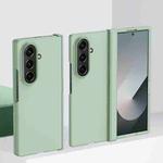 For Samsung Galaxy Z Fold7 5G 3 in 1 Skin Feel PC Phone Case(Mint Green)