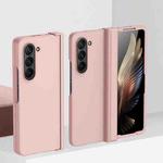 For Samsung Galaxy Z Fold7 5G 3 in 1 Skin Feel PC Phone Case(Pink)