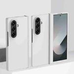 For Samsung Galaxy Z Fold7 5G 3 in 1 Skin Feel PC Phone Case(White)