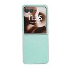 For Motorola Razr 60 Ultra Transparent Frame Jelly PU + PC Phone Case(Mint Green)