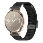 For Garmin Lily 2 14mm xDfind Buckle Metal Mesh Watch Band(Black)
