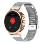 18mm xDfind Buckle Metal Mesh Watch Band(Silver)