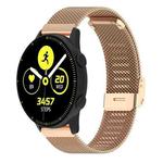 20mm xDfind Buckle Metal Mesh Watch Band(Rose Gold)