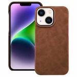 For iPhone 14 / 13 Retro Texture MagSafe Phone Case(Brown)