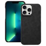 For iPhone 13 Pro Max Retro Texture MagSafe Phone Case(Black)