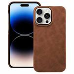 For iPhone 14 Pro Retro Texture MagSafe Phone Case(Brown)