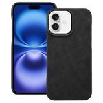 For iPhone 16 Plus Retro Texture MagSafe Phone Case(Black)
