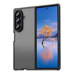 For Samsung Galaxy Z Fold7 5G Fan Dun Series TPU Hybrid PC Frosted Phone Case(Black)