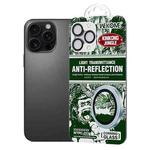 For iPhone 16 Pro / 16 Pro Max WK WTPC-011 Jungle Series Kinkong Imitation Metal Camera Lens Protector Film(Black)