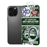 For iPhone 16 Pro / 16 Pro Max WTPC-011 Jungle Series Kinkong Imitation Metal Camera Lens Protector Film(Purple)