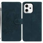 For OPPO Reno14 Pro 5G Global Moonlit Butterfly Dance Pattern Embossed Leather Phone Case(Green)