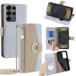 For Samsung Galaxy S25 Ultra 5G Crossbody Litchi Texture Leather Phone Case(Blue)