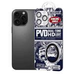 For iPhone 16 Pro / 16 Pro Max WK WTPC-012 Jungle Series Kinkong PVD Dual-color Metal Lens Protector Film(Silver)