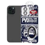 For iPhone 15 / 15 Plus WK WTPC-012 Jungle Series Kinkong PVD Dual-color Metal Lens Protector Film(Silver)